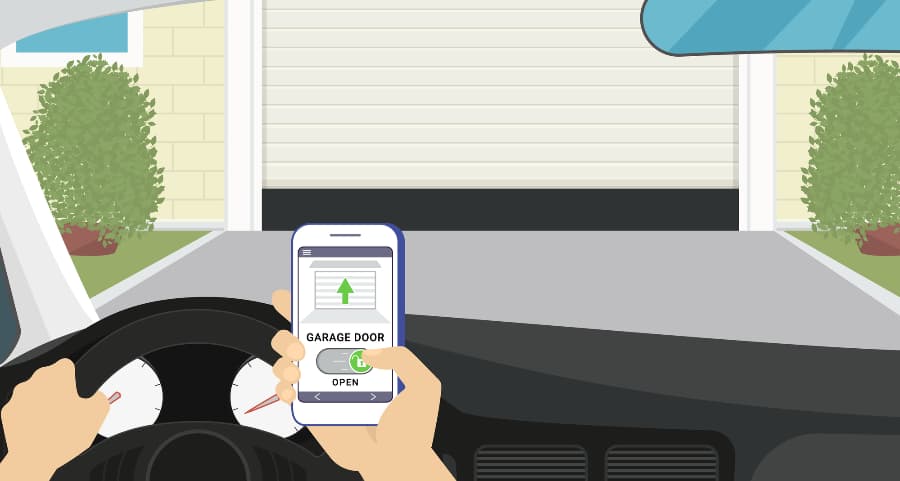 Garage door automation tips for San Bernadino